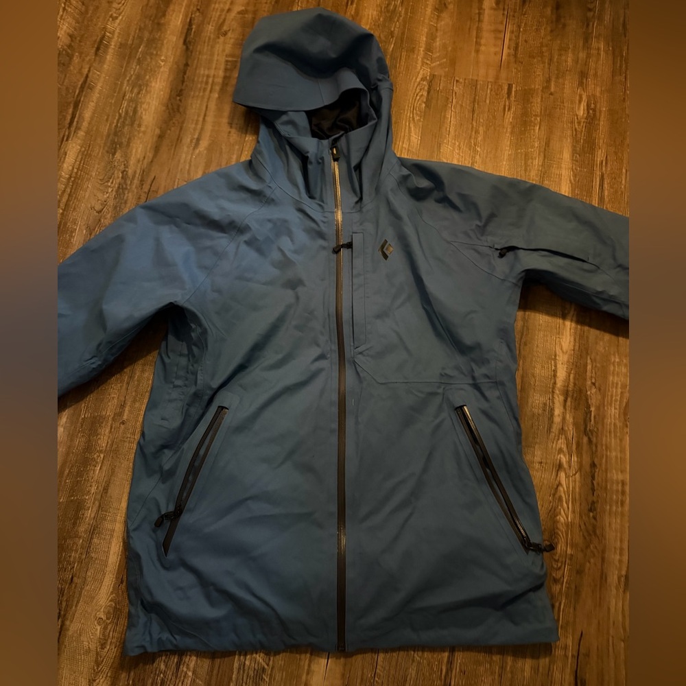Black Diamond Men’s Ski Snow Jacket — Blue